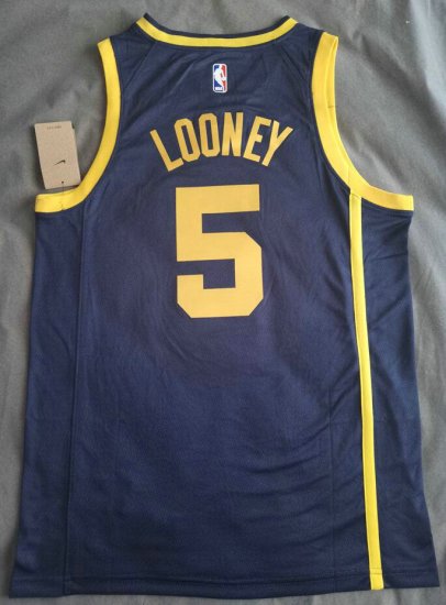 NBA 5 Looney Warriors statement Maillot Marine